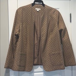 NWT Coldwater Creek Diamond Texture Jacket